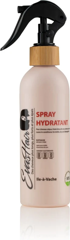 Spray hydratant EvasHair, flacon de 120 ml